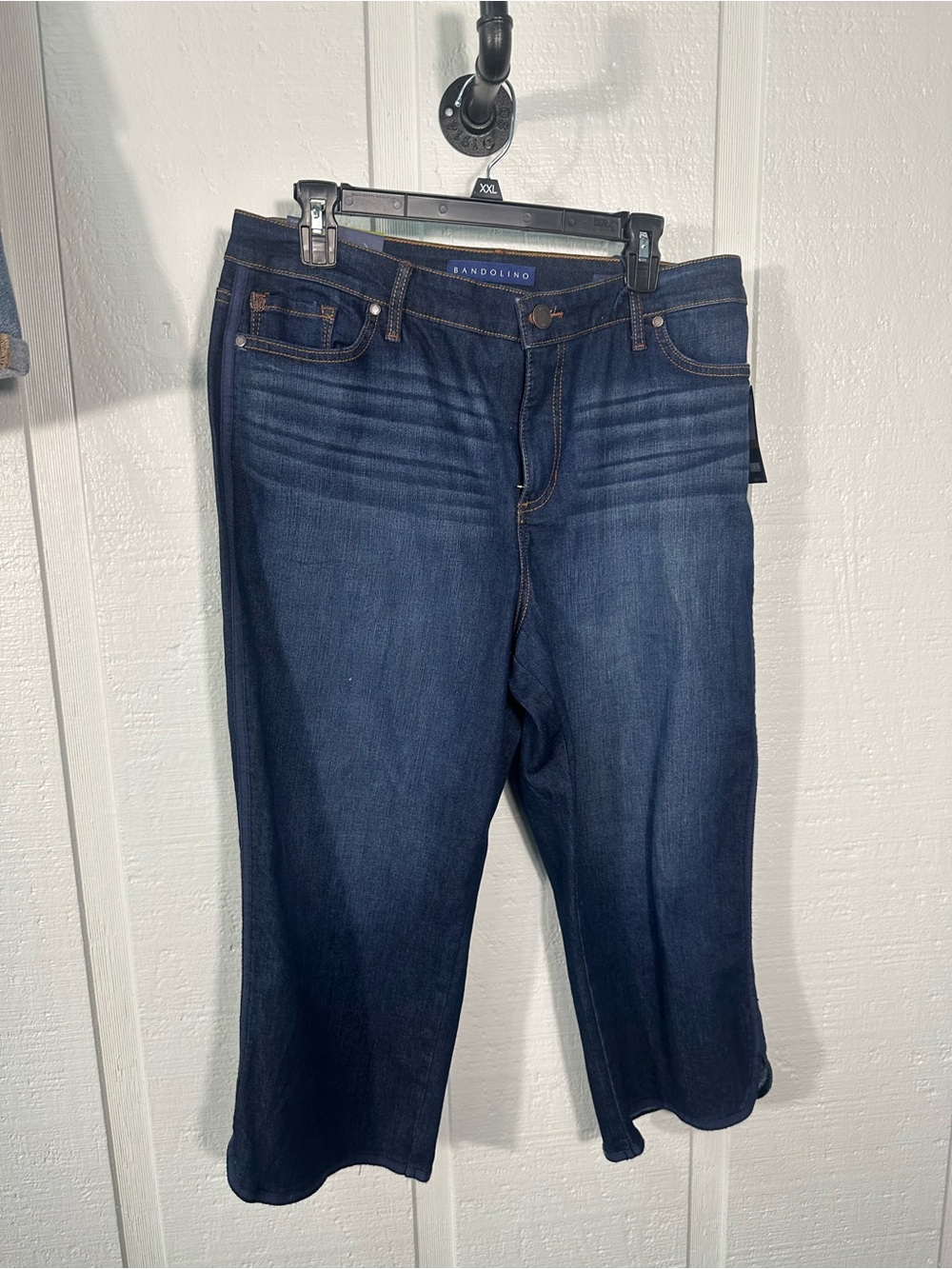Bandolino Denim Maddie Capri Size 14 NWT